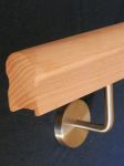 LEVNÁ KVALITNÍ MADLA DŘEVĚNÁ NA SCHODY BUK LED ZÁBRADLÍ-MADLO BUK 6,5 X 4 CM DŘEVĚNÉ SCHODIŠŤOVÉ INTERIEROVÉ NA ZEĎ,SCHODY S DRÁŽKOU VLASTNÍ VÝROBA LEVNÁ KVALITNÍ MADLA DŘEVĚNÁ NA SCHODY BUK LED