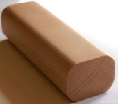 LEVNÁ KVALITNÍ MADLA DŘEVĚNÁ NA SCHODY BUK LED DŘEVĚNÉ MADLO ZÁBRADLÍ INTERIEROVÉ NA SCHODY NA ZEĎ OVÁL BEZ DRÁŽKY BUK 5,5 x 4 cm VLASTNÍ VÝROBA LEVNÁ KVALITNÍ MADLA DŘEVĚNÁ NA SCHODY BUK LED