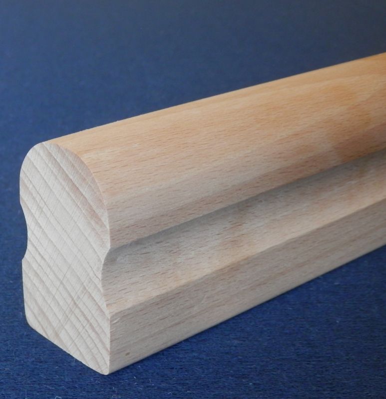 LEVNÁ KVALITNÍ MADLA DŘEVĚNÁ NA SCHODY BUK LED ZÁBRADLÍ-MADLO BUK 6,5 X 4 CM DŘEVĚNÉ SCHODIŠŤOVÉ INTERIEROVÉ NA ZEĎ,SCHODY BEZ DRÁŽKY VLASTNÍ VÝROBA LEVNÁ KVALITNÍ MADLA DŘEVĚNÁ NA SCHODY BUK LED
