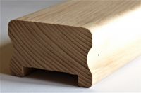 LEVNÁ KVALITNÍ MADLA DŘEVĚNÁ NA SCHODY BUK LED Dřevěné madlo zábradlí schodišťové interiérové na zeď na schody, . BUK 5,5 x 4 cm s drážkou VLASTNÍ VÝROBA LEVNÁ KVALITNÍ MADLA DŘEVĚNÁ NA SCHODY BUK LED