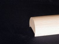 DŘEVĚNÉ MADLO ZÁBRADLÍ BUK INTERIEROVÉ  PRŮMĚR Ø 35 mm DO MATEŘSKÝCH ŠKOLEK KULATÉ S DRÁŽKOU SCHODIŠŤOVÉ NA ZEĎ