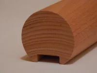 ZÁBRADLÍ DŘEVĚNÉ BUK KULATÉ Ø 42 mm S DRÁŽKOU