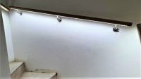 Madla zábradlí na schodiště dřevěná LED ZÁBRADLÍ-MADLO LED OSVĚTLENÍ DŘEVĚNÉ SCHODIŠŤOVÉ NA ZEĎ NA SCHODY BUK 5,9 X 4CM /www.zabradli-madla.eu LED Wandhandlauf Madla zábradlí na schodiště dřevěná